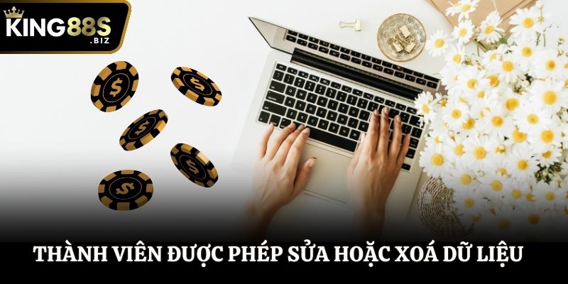 Thành viên được phép sửa hoặc xoá dữ liệu